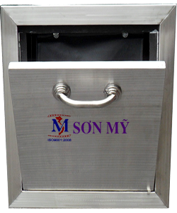 Cửa thu rác inox