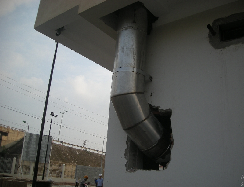 hệ thống ống thu rác nhà cao tầng