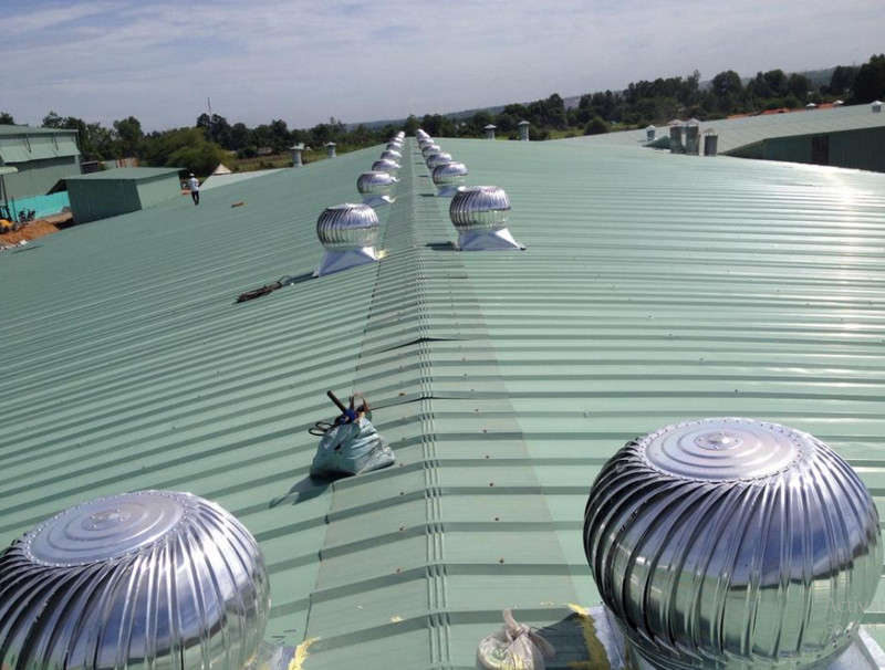 giải pháp cho hệ thống thông gió mái nhà