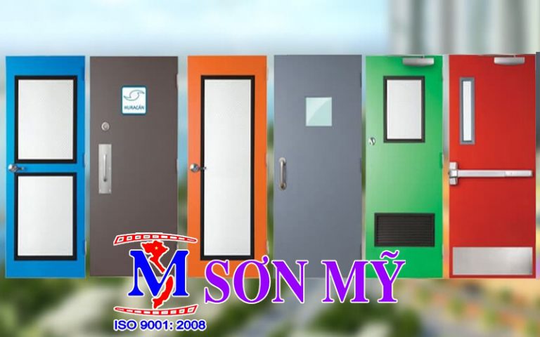 một số sản phẩm cửa chống cháy Sơn Mỹ