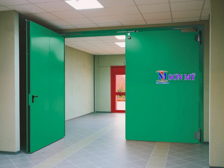 Cửa chống cháy 2 cánh Sơn Mỹ mang lại nhiều lợi ích cho ngôi nhà bạn