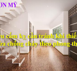 Một số điều cấm kỵ cần tránh khi thiết kế cửa chống cháy theo phong thủy