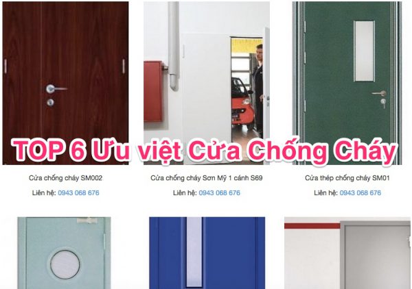 Cửa chống cháy, cửa thép chống cháy là gì? Top 4 mẫu cửa chống cháy đẹp ...