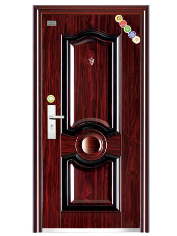Cửa thép vân gỗ 1 cánh SM-7808