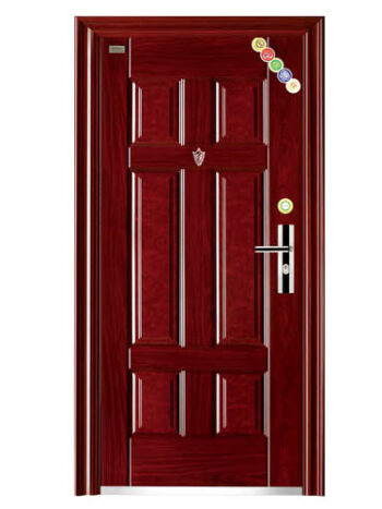 Cửa thép vân gỗ 1 cánh SM-7818