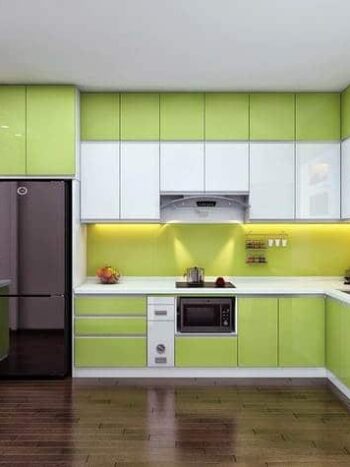 tủ bếp inox 201 cánh nhựa