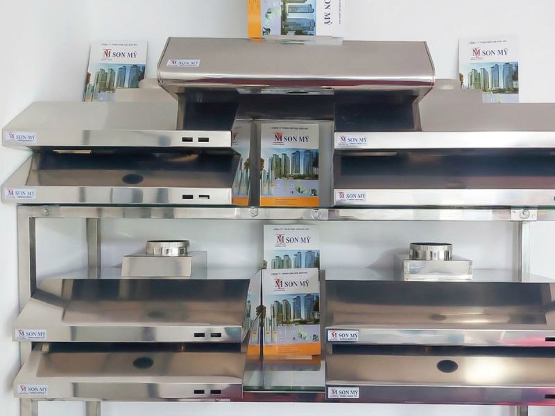 Chụp hút mùi bếp inox model HT01