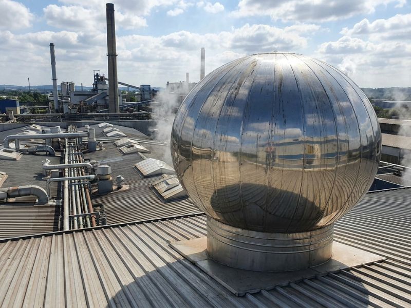 Mẫu quả cầu thông gió mái tôn