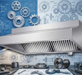 Tháo rời chụp hút mùi inox công nghiệp