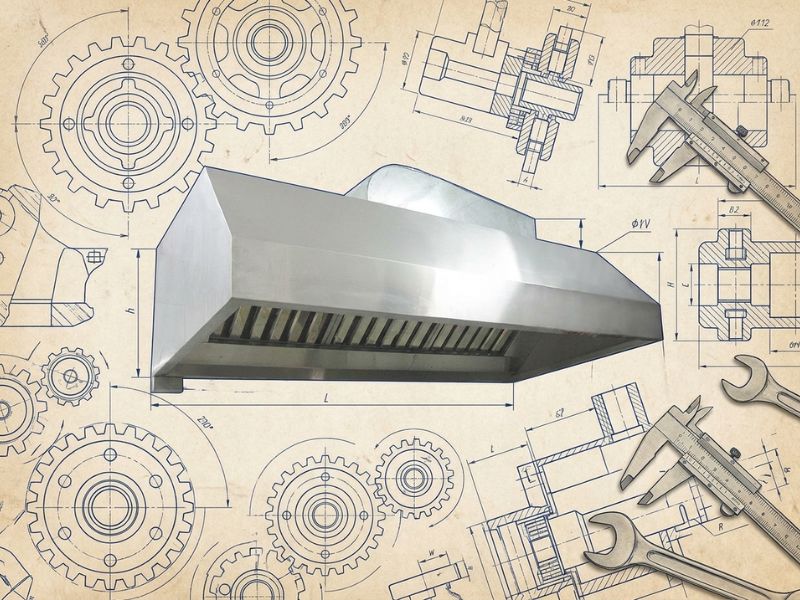 Lau chùi chụp hút mùi inox công nghiệp