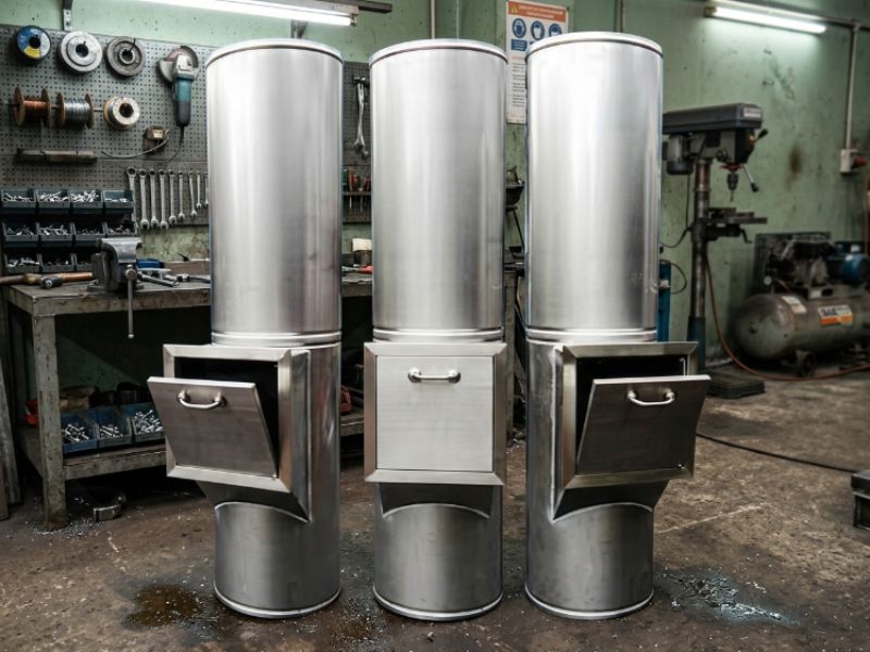 Khảo sát và thiết kế bản vẽ ống thu rác