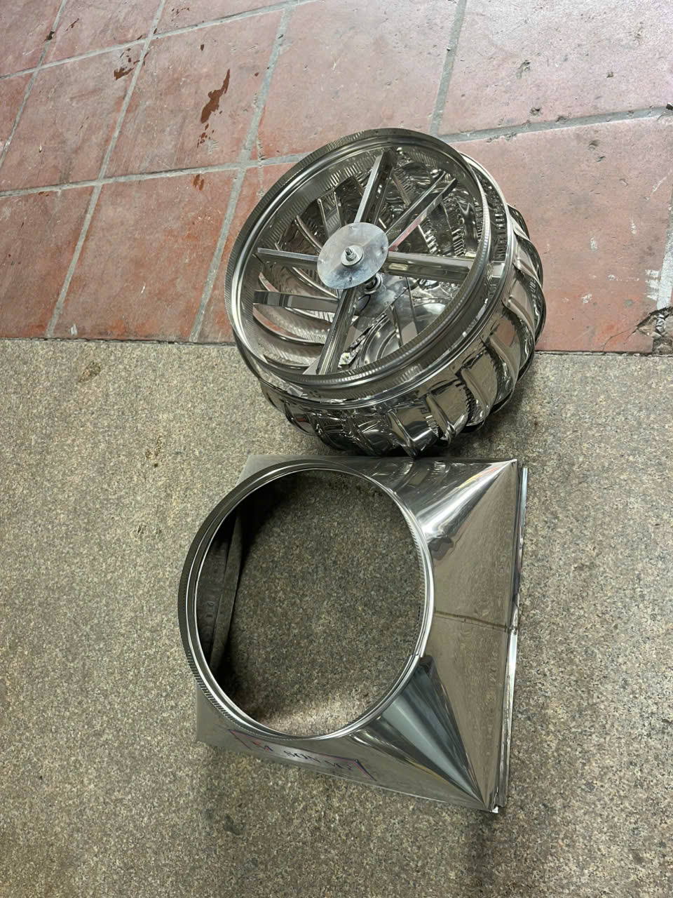 Quả cầu thông gió inox D360 - Ảnh 2
