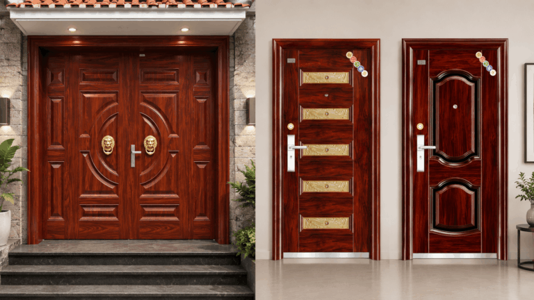 Cửa thép vân gỗ