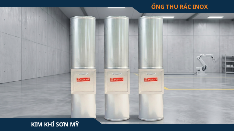 Ống thu rác inox
