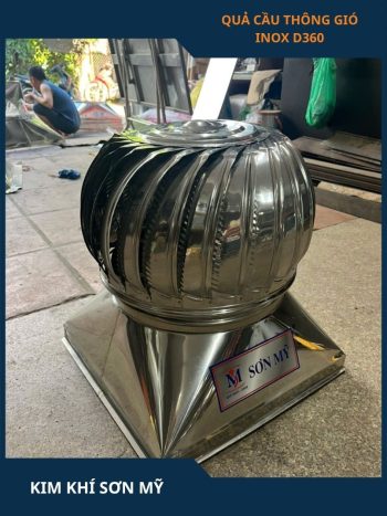 Quả cầu thông gió inox D360