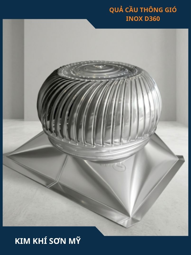 Quả cầu thông gió inox D360