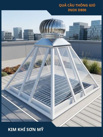 Quả cầu thông gió inox D800