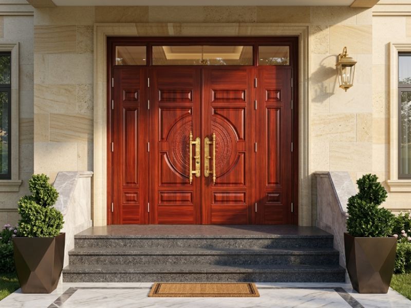 Lợi ích của cửa thép vân gỗ chống cháy