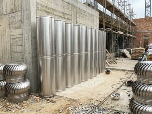 Quy trình thi công lắp đặt ống thu rác inox