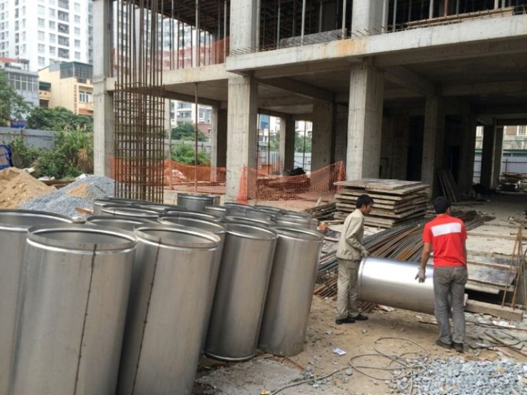 Yếu tố ảnh hưởng đến giá thi công ống thu rác Bắc Ninh