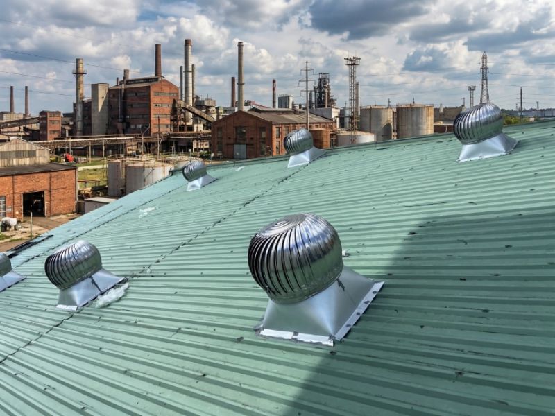Quả cầu thông gió bị kẹt do lỗi các lá chớp inox