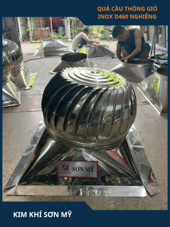 Quả cầu thông gió inox D460 nghiêng